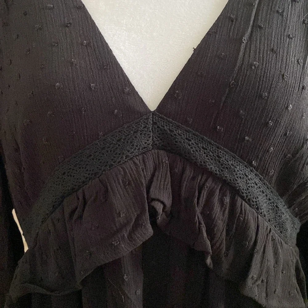 PAIGE Odelise Black Dot Dress NWT - Picture 6 of 11